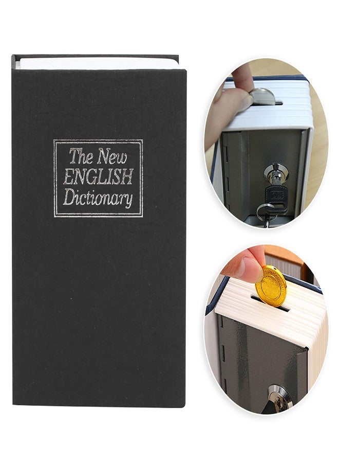Okuyonic Box, 4.5 x 3.1 x 1.8in Children's Bank Strong and Sturdy Mini Lock Box Money Saving Habits with Two Keys for Bank Card/ID Card, Book Kids Bank, Portable Metal Box - Image 5